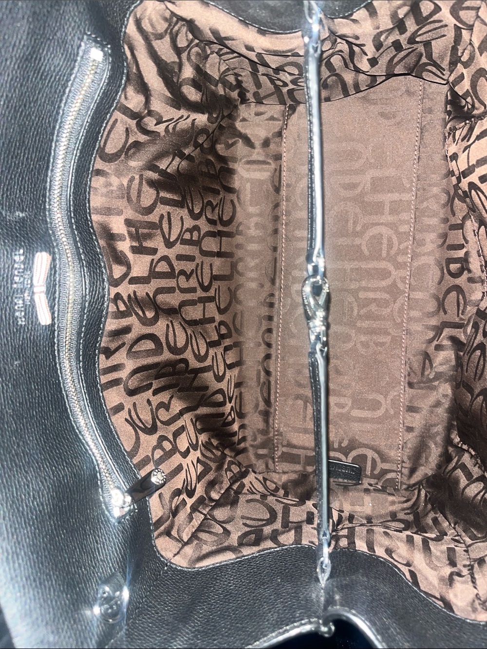 Henri bendel Black Structured Tote Bag - Picture 7 of 11